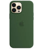 Оригинален Силиконов Калъф за iPhone 13 Pro Max, Silicone Magsafe Case MM2P3ZM/A Clover, Зелен