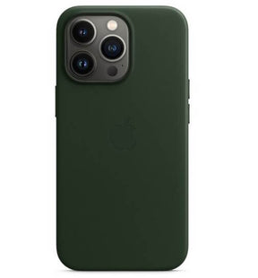 Оригинален Кожен Калъф за iPhone 13 Pro, Leather Magsafe Case MM1G3ZM/A Sequoia, Зелен