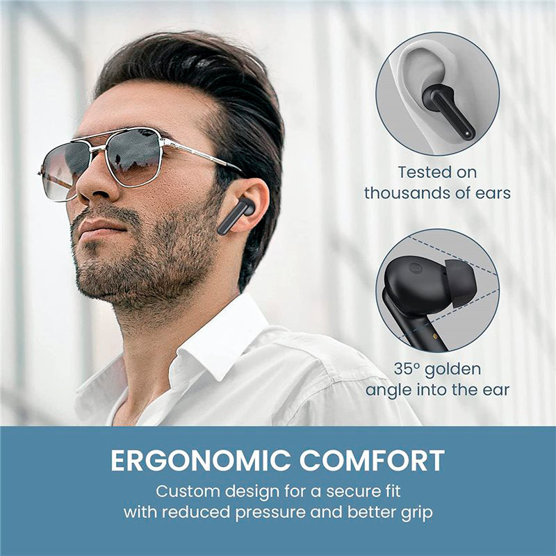 Безжични TWS Слушалки, Xiaomi Haylou GT7 Handsfree Bluetooth, Черен (3)