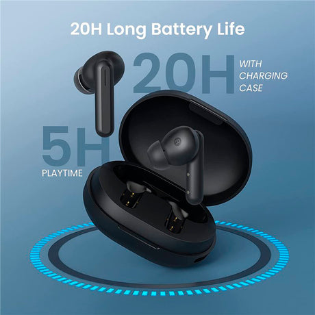 Безжични TWS Слушалки, Xiaomi Haylou GT7 Handsfree Bluetooth, Черен (5)