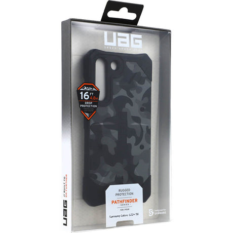 Противоударен Калъф за Samsung S22 Plus, UAG Pathfinder Camo Case, Черен (6)