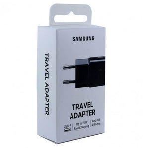 Оригинално Бързо Зарядно за Samsung S10, S9, S8 220v Fast Charger EP-TA20EBE, Черен