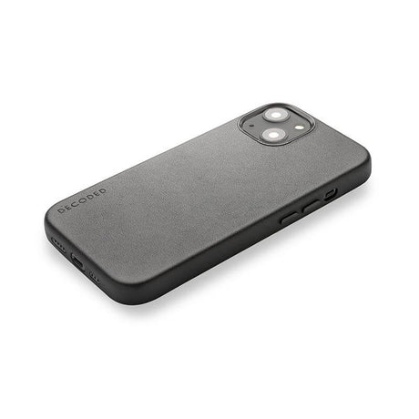 Magsafe Калъф от Естествена Кожа за iPhone 13 Mini, Decoded Leather Case, Черен (5)