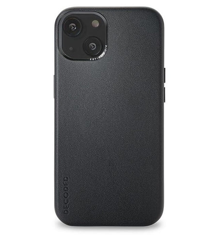 Magsafe Калъф от Естествена Кожа за iPhone 13 Mini, Decoded Leather Case, Черен (2)