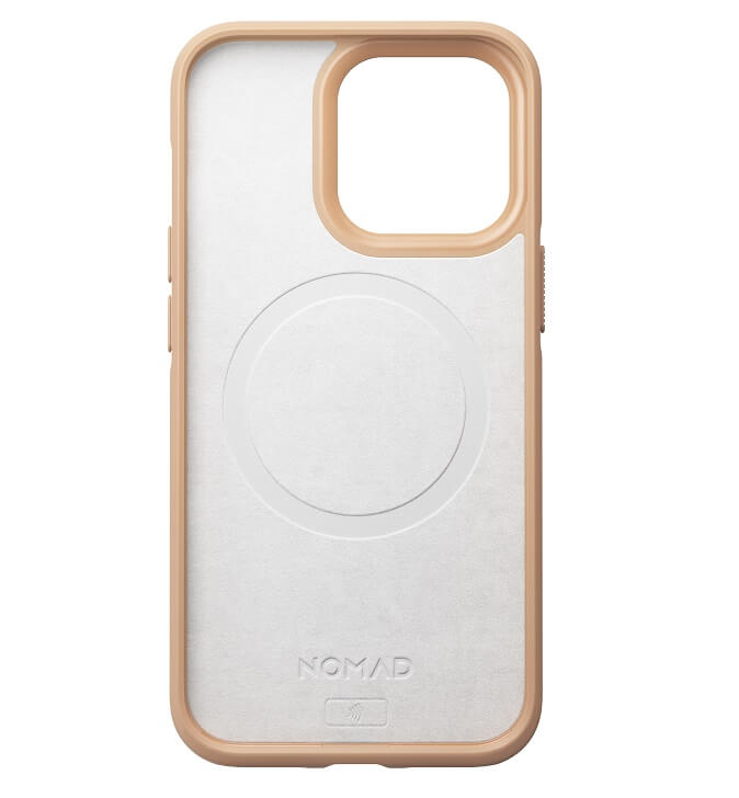 Magsafe Калъф от Естествена Кожа за iPhone 13 Pro, Nomad Leather Rugged Case, Жълт (6)