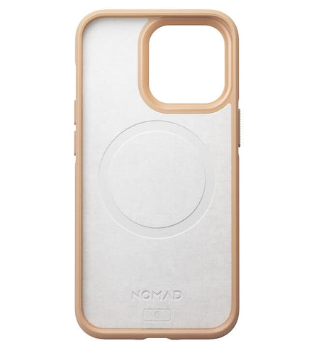 Magsafe Калъф от Естествена Кожа за iPhone 13 Pro, Nomad Leather Rugged Case, Жълт (6)