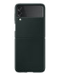 Оригинален Кожен Калъф за Samsung Z Flip 3, Leather Case EF-VF711LGE, Зелен