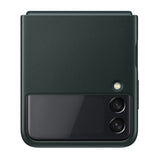 Оригинален Кожен Калъф за Samsung Z Flip 3, Leather Case EF-VF711LGE, Зелен (3)
