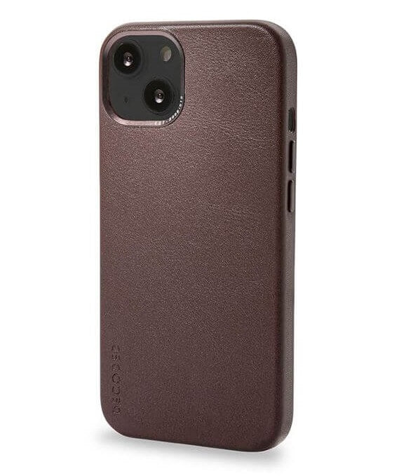 Magsafe Калъф от Естествена Кожа за iPhone 13, Decoded Leather Case, Кафяв