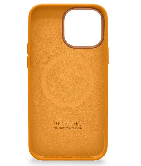 Magsafe Калъф за iPhone 14 Pro Max, Decoded Silicone Case, Жълт (6)