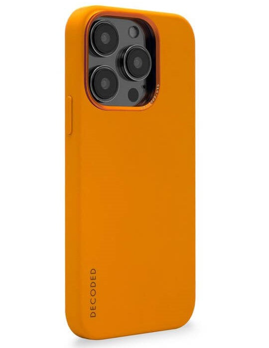 Magsafe Калъф за iPhone 14 Pro Max, Decoded Silicone Case, Жълт (2)