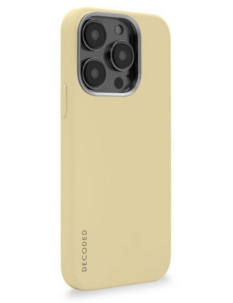 Magsafe Калъф за iPhone 14 Pro, Decoded Silicone Case, Бежов (5)
