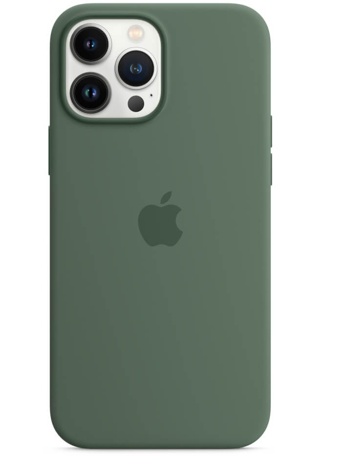 Оригинален Силиконов Калъф за iPhone 13 Pro Max, Silicone Magsafe Case MN6C3ZM/A, Зелен (2)