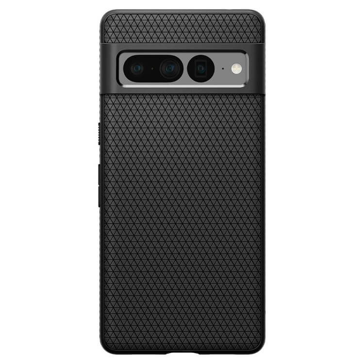 Противоударен Калъф за Google Pixel 7 Pro, Spigen Liquid Air Case, Черен (2)