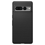 Противоударен Калъф за Google Pixel 7 Pro, Spigen Liquid Air Case, Черен (2)