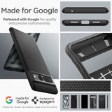 Противоударен Калъф за Google Pixel 7 Pro, Spigen Liquid Air Case, Черен (8)