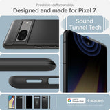 Противоударен Калъф за Google Pixel 7, Spigen Thin Fit Case, Черен (10)