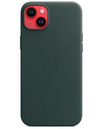 Оригинален Кожен Калъф за iPhone 14 Plus, Leather Magsafe Case MPPA3ZM/A, Зелен (4)