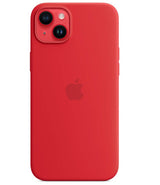 Оригинален Силиконов Калъф за iPhone 14 Plus, Silicone Magsafe Case MPT63ZM/A, Червен