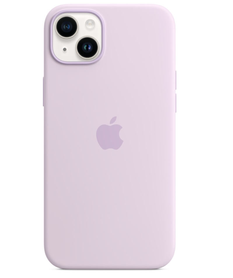 Оригинален Силиконов Калъф за iPhone 14 Plus, Silicone Magsafe Case MPT83ZM/A, Лилав (4)