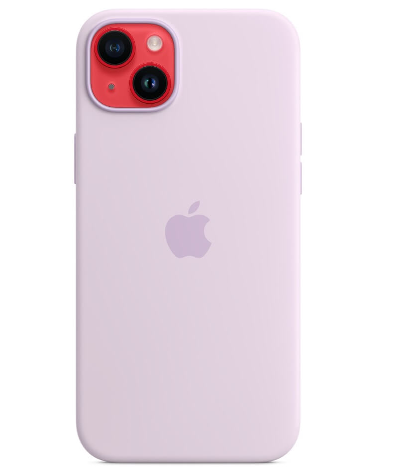 Оригинален Силиконов Калъф за iPhone 14 Plus, Silicone Magsafe Case MPT83ZM/A, Лилав (5)