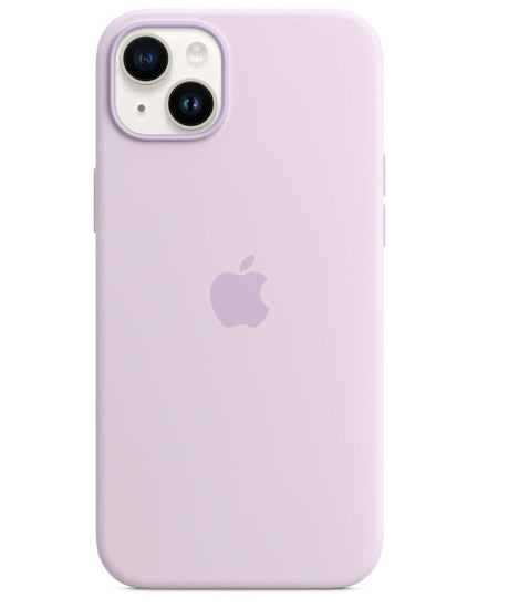 Оригинален Силиконов Калъф за iPhone 14, Silicone Magsafe Case MPRY3ZM/A, Лилав (4)