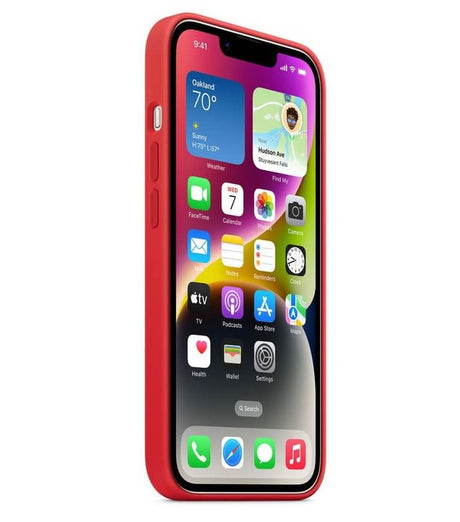 Оригинален Силиконов Калъф за iPhone 14, Silicone Magsafe Case MPRW3ZM/A, Червен (3)