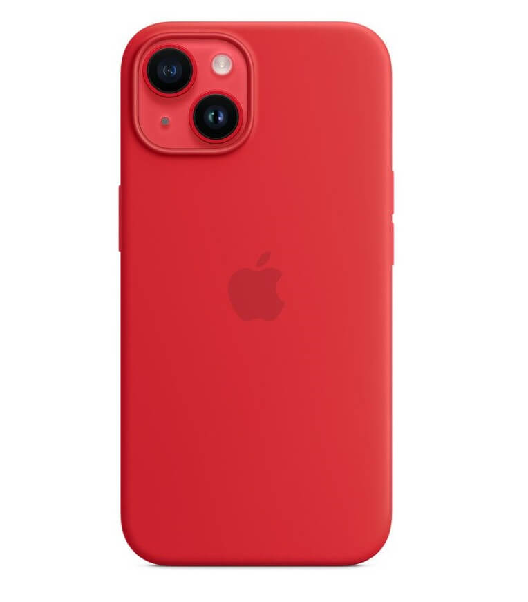 Оригинален Силиконов Калъф за iPhone 14, Silicone Magsafe Case MPRW3ZM/A, Червен (7)