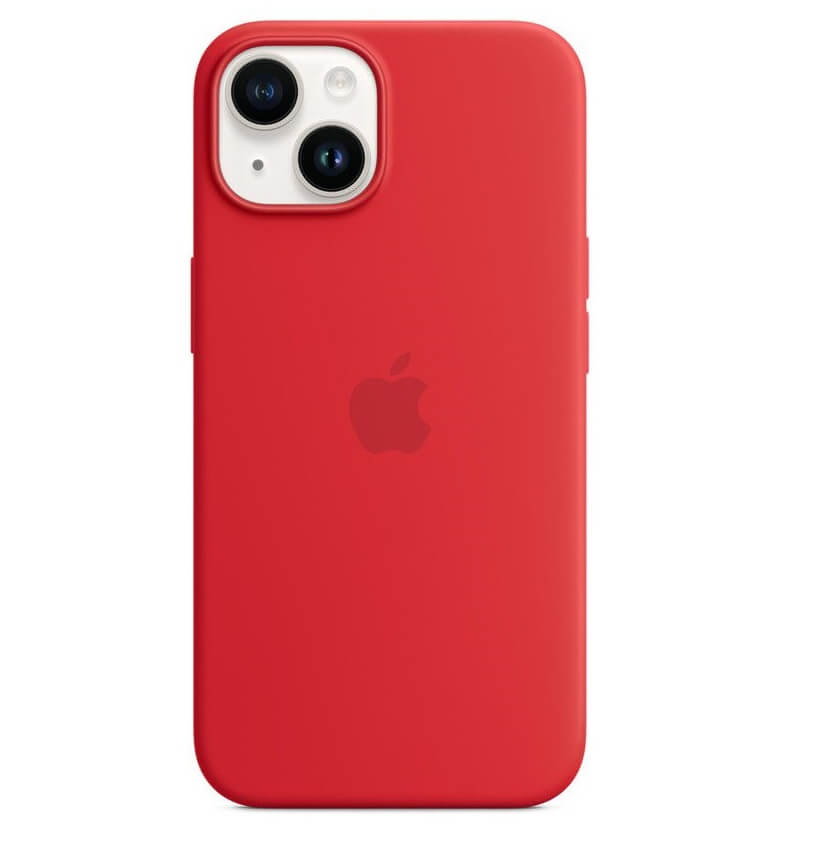 Оригинален Силиконов Калъф за iPhone 14, Silicone Magsafe Case MPRW3ZM/A, Червен (6)