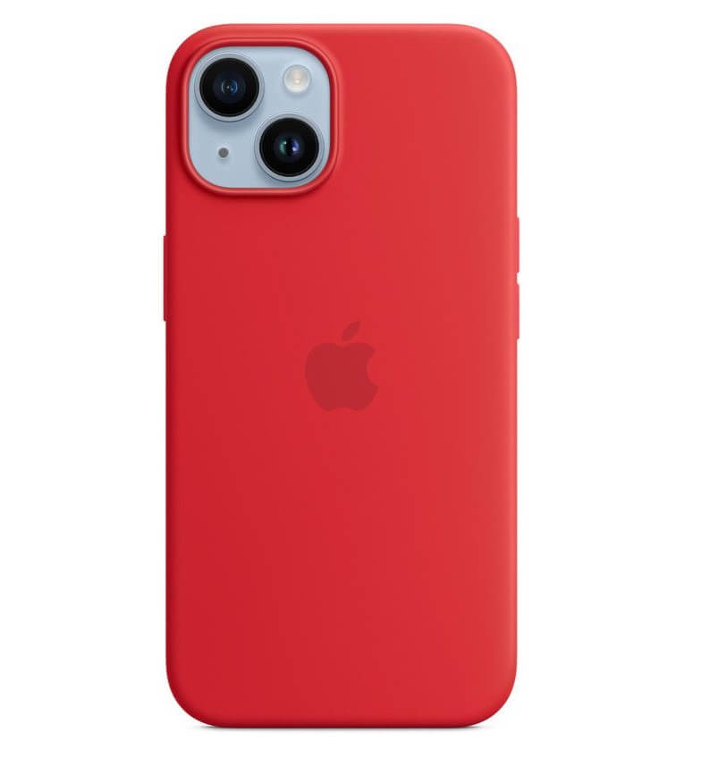 Оригинален Силиконов Калъф за iPhone 14, Silicone Magsafe Case MPRW3ZM/A, Червен