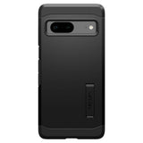 Калъф с Поставка за Google Pixel 7, Spigen Tough Armor Case, Черен (3)