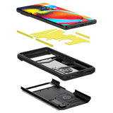 Калъф с Поставка за Google Pixel 7, Spigen Tough Armor Case, Черен (6)