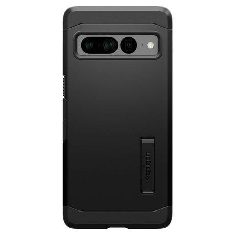 Калъф с Поставка за Google Pixel 7 Pro, Spigen Tough Armor Case, Черен (2)