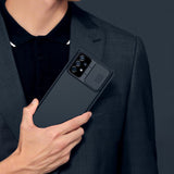 Калъф с Плъзгач за Камера за Samsung A23, Nillkin CamShield Case, Черен (3)