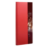 Активен Калъф за Huawei Mate 40, Qialino Smart Book Case, Червен (3)