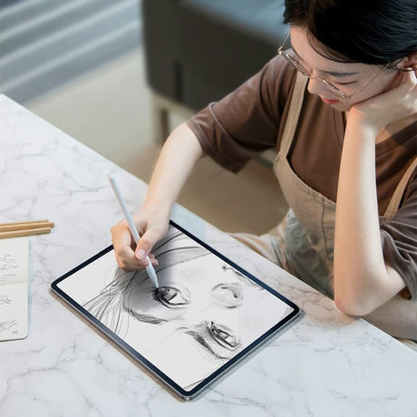 Матов Протектор за iPad Pro 11 и Air 5-4th, Baseus Paper-Like Glass, Прозрачен (3)