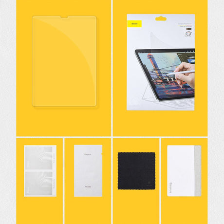 Матов Протектор за iPad Pro 11 и Air 5-4th, Baseus Paper-Like Glass, Прозрачен (6)