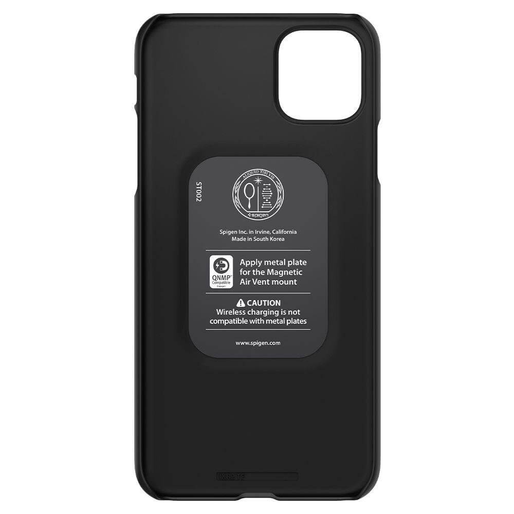 Тънък Твърд Калъф за iPhone 11, Spigen Thin Fit Case, Черен (5)
