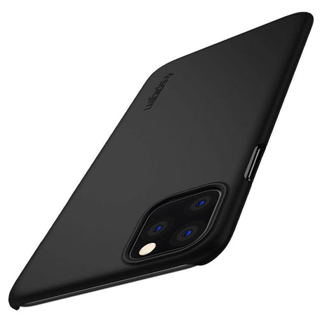 Тънък Твърд Калъф за iPhone 11, Spigen Thin Fit Case, Черен (3)