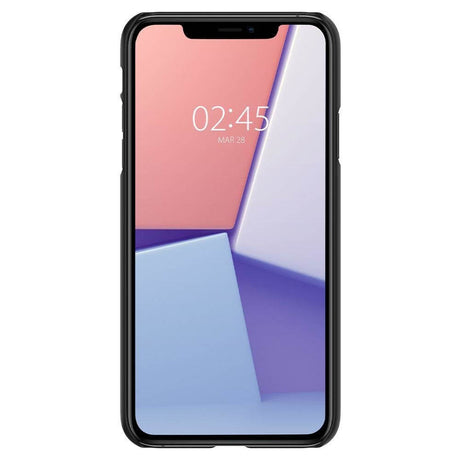 Тънък Твърд Калъф за iPhone 11, Spigen Thin Fit Case, Черен (4)