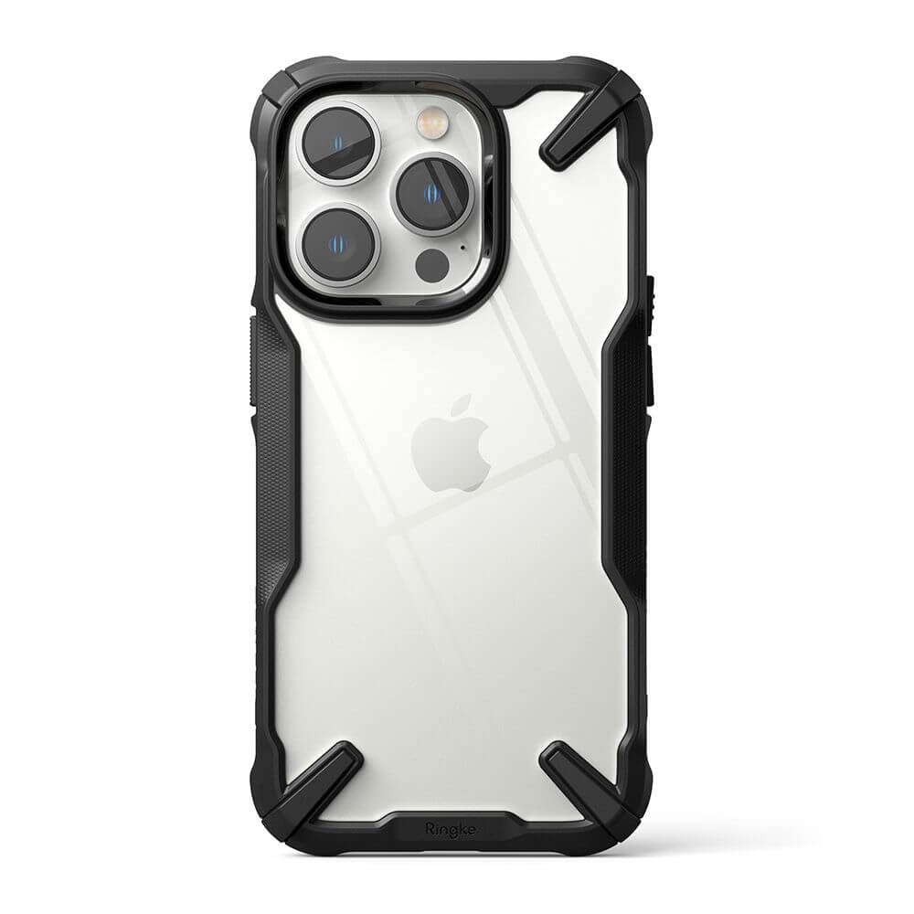 Противоударен Калъф за iPhone 14 Pro Max, Ringke Fusion X Case, Черен