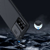 Калъф с Плъзгач за Камера за Samsung A13 4G, Nillkin CamShield Case, Черен (6)