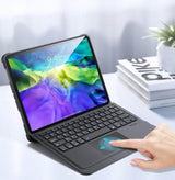 Калъф с Клавиатура за iPad Pro 11, Dux Ducis Touchpad Keyboard Soft Case, Черен (2)