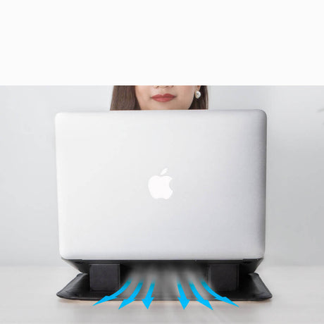 Кожен Калъф-Джоб за Macbook до 14", Nillkin 2in1 Sleeve, Черен (8)