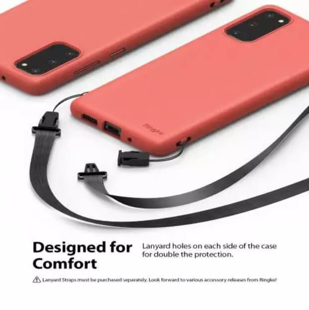 Силиконов Калъф за Samsung S20, Ringke Air S Case, Червен (4)