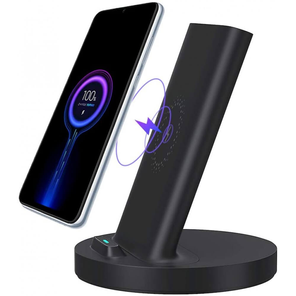 Безжично Зарядно Xiaomi Wireless Charging Pad 20W, Черен (2)