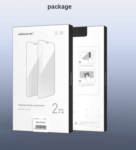 Удароустойчив Протектор 2бр. за Huawei Mate 50 Pro, Nillkin Flexible Glass, Черен (8)