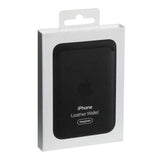 Оригинален Magsafe Калъф за Карти за iPhone, Apple Leather Wallet, Черен (4)