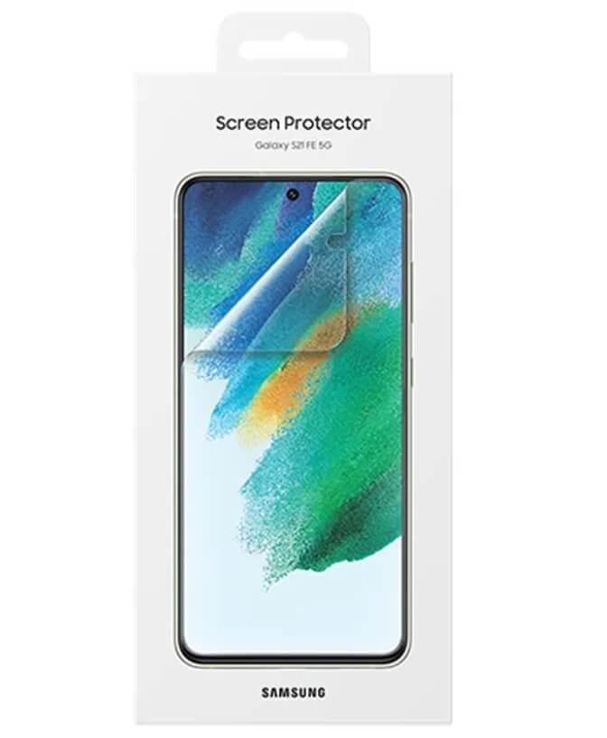Оригинален Протектор за Samsung S21 FE, Folio Glass EF-UG990CTE, Прозрачен