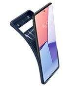 Противоударен Калъф за Google Pixel 7 Pro, Spigen Liquid Air Case, Син (4)